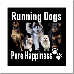 Running Dog, Pure Happiness Posters and Art